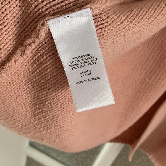 BCBGMAXAZRIA Pink Knit Tee Cardigan (S) - Picture 6 of 8